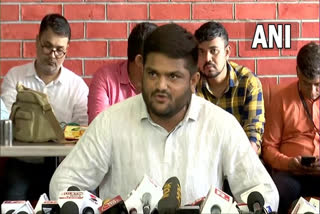 Hardik Patel press meet