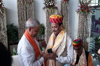 Raghuvar Das reached Jaipur to attend BJP program