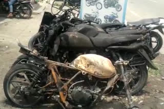 Fire broke out at bike mechanic shop in Dhaula Kuan