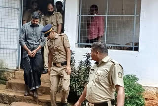 palakkad rss leader sreenivasan murder case  investigation in progress on palakkad sreenivasan murder case  b jishad got arrested in rss leader sreenivasan murder  political murders in palakkad  ആർഎസ്എസ് നേതാവ് ശ്രീനിവാസന്‍ കൊലക്കേസ്  പ്രതി ജിഷാദുമായി അന്വേഷണ സംഘം തെളിവെടുത്തു