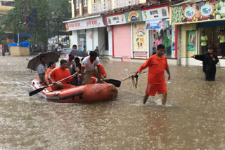 In the rainy season in Mumbai