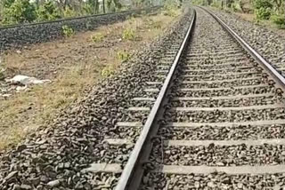 Young man jumped in front of train