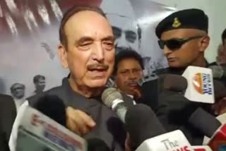 senior Congress leader, Ghulam Nabi Azad