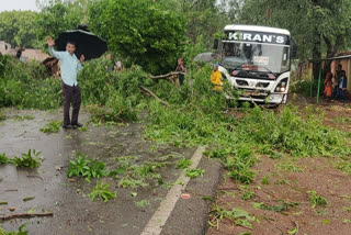 Rain and storm in Ranchi