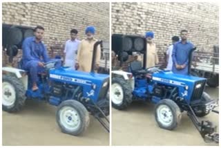 Class 12 boy creates frugal tractor in Bathinda