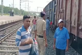 Simmering heat ignites coal in goods train, flames doused