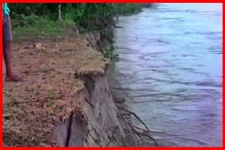 Brahmaputra River Erosion at jonai