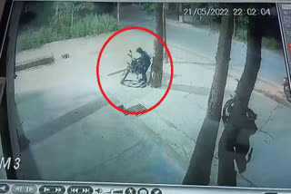 Kashipur bike thief caught on CCTV