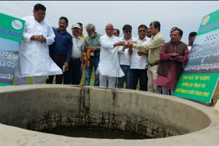 Former minister Saryu Rai worshiped at origin of Swarnrekha river campaign to make river pollution free