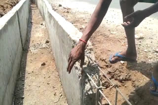 irregularities in construction of road