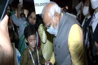 PM Modi interacts with children in Tokyo