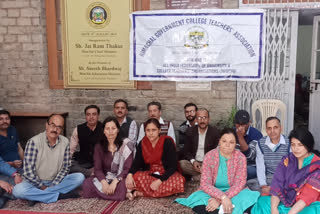 College professors started strike in Himachal