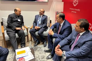 Chief Minister Basavaraja Bommai at the World Economic Forum Conference in Davos, Switzerland