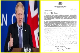 UK PM's letter to Ukrainian Children