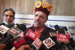 Minister Ramlal Markanda in Hamirpur