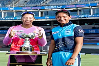cricket  cricket news  sports news in hindi  Womens T20 Challenge  Supernovas  Harmanpreet  Trailblazers  Smriti Mandhana  महिला टी20 चैलेंज  टूर्नामेंट  ट्रेलब्लेजर्स  सुपरनोवाज  एमसीए स्टेडियम  स्मृति मंधाना  हरमनप्रीत कौर