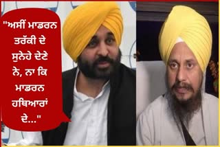 CM Bhagwant Mann Tweet On Jathedar Giani Harpreet Singh's statement on weapon