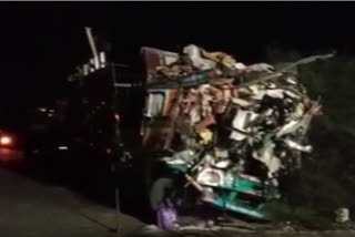 Truck bus collision takes nine lives in Hubli
