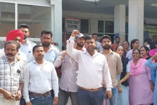 Contract Workers Protest in Sirsa