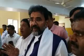 Chalavadi Narayanaswamy talked to press