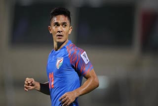 Chhetri returns to national team for international friendly against Jordan  ദേശീയ ടീമിലേക്ക് തിരിച്ചെത്തി സുനിൽ ഛേത്രി  പരിക്കിൽ നിന്ന് മുക്‌തനായി സുനിൽ ഛേത്രി  സുനിൽ ഛേത്രി ഇന്ത്യൻ ടീമിലേക്ക് തിരിച്ചെത്തുന്നു  ജോർദാനെതിരെ സൗഹൃദ മത്സരത്തിനൊരുങ്ങി സുനിൽ ഛേത്രി  Chhetri returns to national team  sunil Chhetri returns to national team after six months  india vs Jordan international friendly match