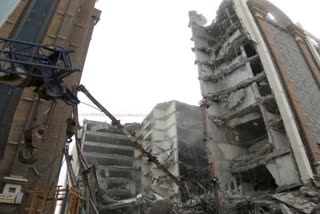 Iran building collapse