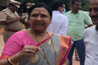 Hemalatha Nayak frist reaction in Vidhana Soudha