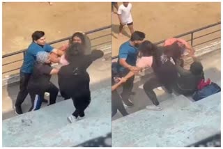 girlfriends clash for boyfriend in raipur