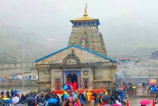 snowfall in kedarnath