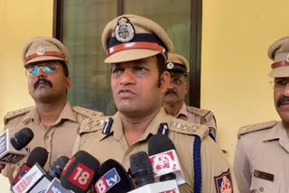 Mangalore Police Commissioner N Shashikumar talked to press