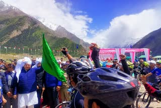 cycle rally in gunji