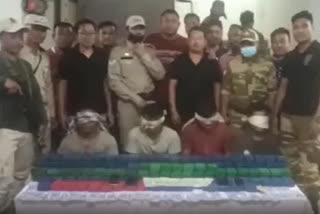 Drugs seized in Indo Myanmar border