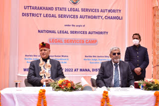 Legal Services Camp held in mana village of Chamoli