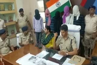 Dhanbad police arrested five men of gangster Prince Khan
