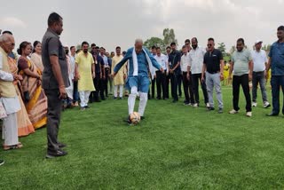 FIFA approved synthetic football ground inaugurated in Jagdalpur