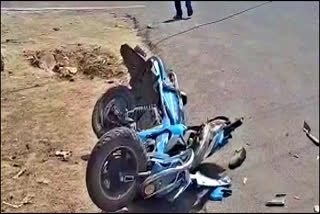 TRUCK HIT SCOOTY IN SIRSA