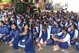 Mangalore college students protest against hijabs in classroom demand action by administration