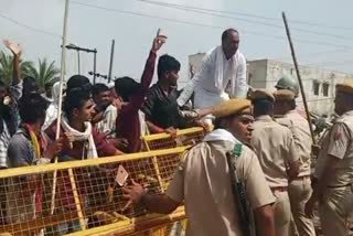 Protest in Jhalawar