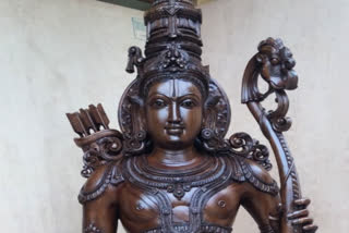 Magnificent statue of Ram in Ramgarh of Surguja