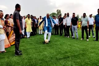 FIFA approved synthetic football ground inaugurated in Jagdalpur