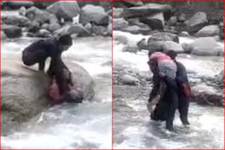 GIRL TRAPPED IN BEAS RIVER