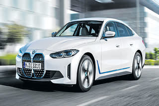 bmw electric car sedan i4