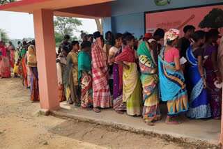 Bumper voting in Naxal affected area of Khunti