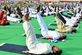 हैदराबाद में एलबी स्टेडियम में योग उत्सव 2022 , hyderabad tank bund yoga utsav live updates