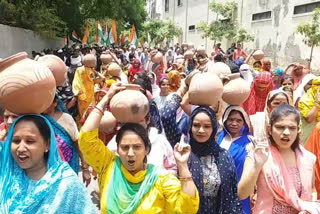 Congress Protest in Gwalior