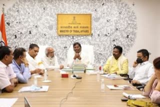 Meeting with Patanjali regarding tribal welfare