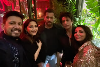 Salman khan, Shah Rukh, Madhuri Dixit, karan johar birthday bash, mardhuri dixit instagram, madhuri dixit dr nene