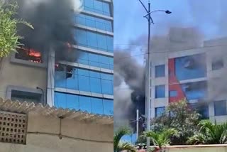 fire accident at nanakramguda bawarch