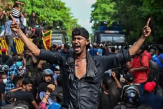 Protests continue for 50th day Sri Lanka