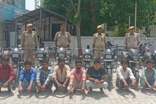Eight Nabbed With Stolen Motorcycles